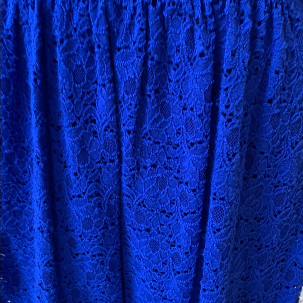 Royal blue dress sz 10 - Picture 2 of 4